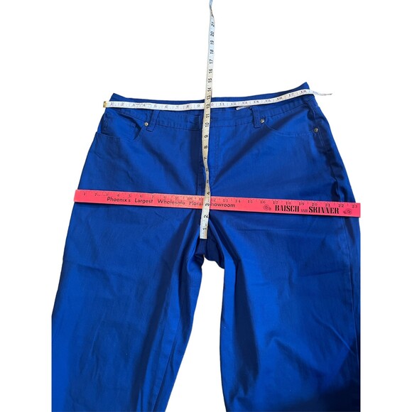 Style&co. Royal Blue Stretch Denim, Size 16 Tummy Control Size 16 - Picture 5 of 5